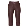Aggi By Halewski Women's Capri Dakota Chocolate Brown Below Knee Length Pants In Brown