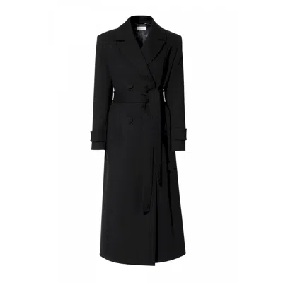 Aggi By Halewski Women's Cartney Black Maxi Coat