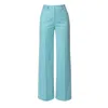Aggi By Halewski Women's Franzi How Blue Am I Wide Leg Trousers In Blue