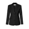 Aggi By Halewski Women's Leona Black Single Breasted Blazer In Black