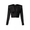 Aggi By Halewski Women's Lizzie Black Pearl Long Sleeve Top In Black