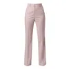 Aggi By Halewski Women's Pink / Purple Kyle Pastel Melange High Trousers In Pink