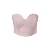 Aggi By Halewski Women's Pink / Purple Lara Pastel Melange Corset In Pink