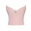 Aggi By Halewski Women's Pink / Purple Zoria Dirty Pink Corset