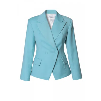 Aggi By Halewski Women's Roksana How Blue Am I X Shaped Blazer