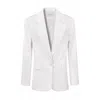 Aggi By Halewski Women's Tatiana Off White Oversized Blazer