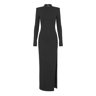 Aggi By Halewski Women's Zeina Black Maxi Dress