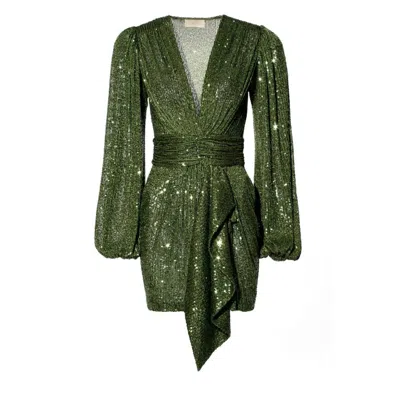 Aggi Women's Anastasia Vineyard Green Dress
