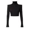 Aggi By Halewski Blouse Natasha Perle Noir In Black