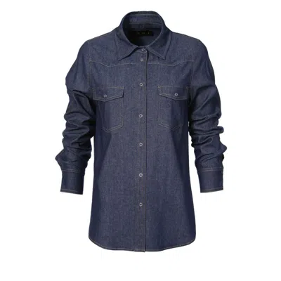 Aggi Women's Blue Enid Denim Shirt