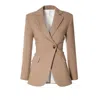 Aggi By Halewski Blazer Isabella Natural In Brown