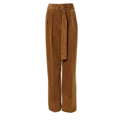 Aggi Women's Brown Janice Toffee Trousers