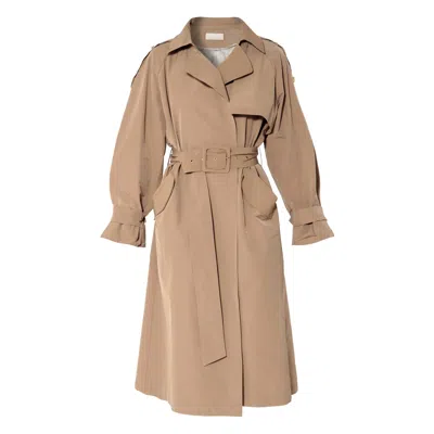 Aggi Women's Brown Sara Nougat Trench Coat