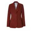 Aggi By Halewski Victoria Chestnut Balzer In Brown