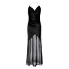Aggi By Halewski Women's Clarissa  Black Maxi Evening Dress In Black