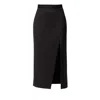 Aggi By Halewski Skirt Ezra Black Shadow In Black