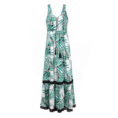 Aggi Women's Green Hailey Junlge Maxi Summer Dress