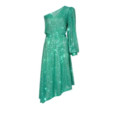 Aggi Women's Green Veronica Ocean Wave Dress