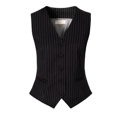 Aggi Waistcoat Hana Black Shadow