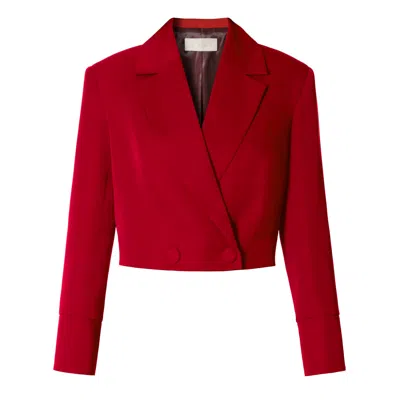 Aggi Blazer Heidi Ribbon Red