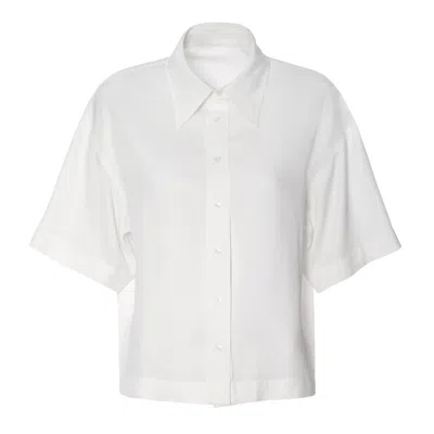 Aggi Women's Lotta Whisper White Light Short Sleeve Shirt