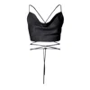 Aggi By Halewski Top Lucia Glossy Black In Black
