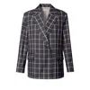 Aggi By Halewski Blazer Martina Frost Grey In Grey