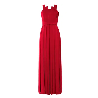 Aggi Women's Megan Tango Red Evening Strapless Dress