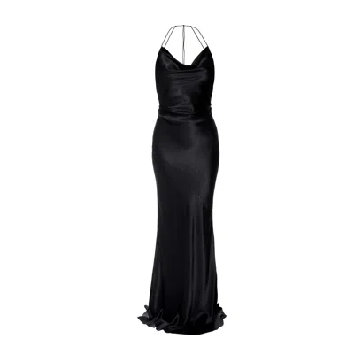 Aggi By Halewski Women's Melanie Black Maxi Dress