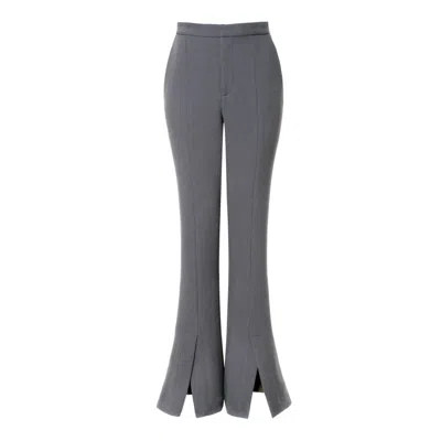 AGGI BY HALEWSKI WOMEN'S MONICA BALTIC GREY FLARED PANTS