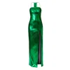 Aggi By Halewski Women's Nathalia Amazon Green Evening Maxi Dress In Green