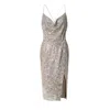Aggi By Halewski Dress Kim Champagne In White