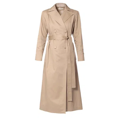 Aggi Trench Coat Logan Natural Beige