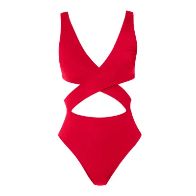 Aggi Women's Nola Red Body Suit