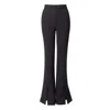 Aggi By Halewski Women's Pants Monica Designer Black - Long In Black