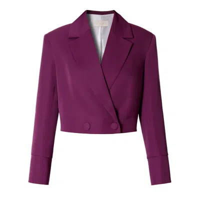 Aggi Blazer Heidi Purple Wine In Pink/purple