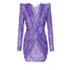 Aggi By Halewski Women's Pink / Purple Jennifer Purple Opulence Dress In Pink/purple