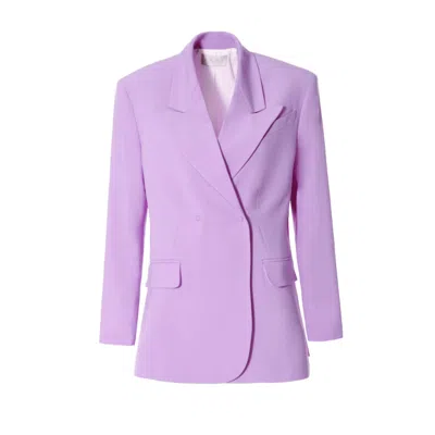 Aggi Women's Pink / Purple Ramona Viola Blazer In Pink/purple