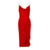 AGGI WOMEN'S RED AVA SO HOT DRESS