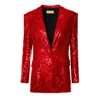 Aggi By Halewski Blazer Holly Brilliant Ruby In Red