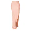 Aggi By Halewski Women's Neutrals Gal Interface Tan Skirt In Rose Gold