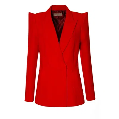 Aggi Women's Samantha True Red Blazer