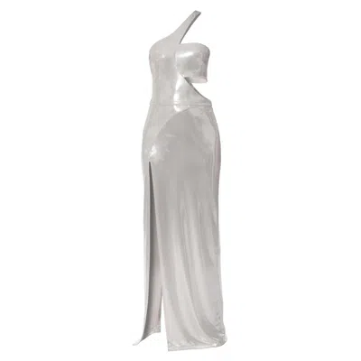 Aggi By Halewski Dress Sheyla Silver Glow
