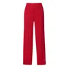 Aggi By Halewski Women's Suzie Ribbon Red Wide Trousers In Red