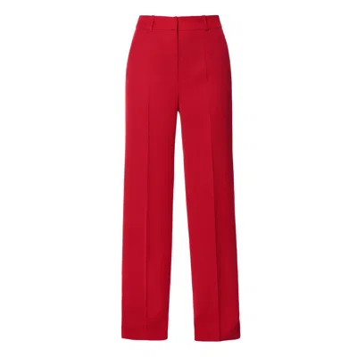 Aggi Women's Suzie Ribbon Red Wide Trousers