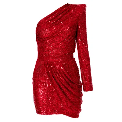 Aggi By Halewski Dress Valentina Red Fire