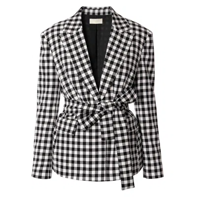 Aggi Blazer Martha Jet Set In White/black