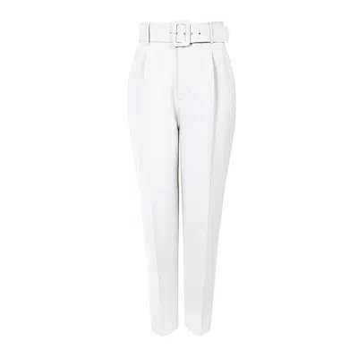 Aggi Women's White Tracey Cloud Dancer Trousers