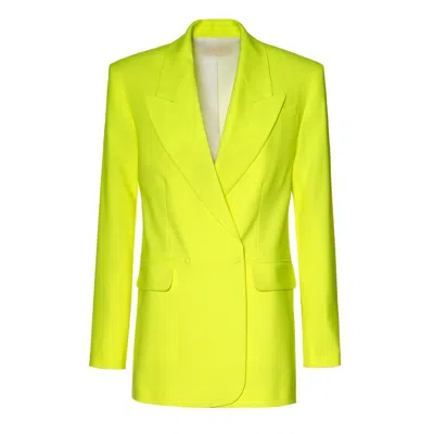 Aggi Women's Yellow / Orange Blair Laser Yellow Oversized Blazer In Yellow/orange