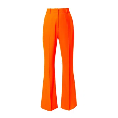 Aggi Women's Yellow / Orange Camilla Neon Orange Flared Pants - Long